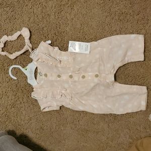 Jessica Simpson baby girl rompers size 0-3 months